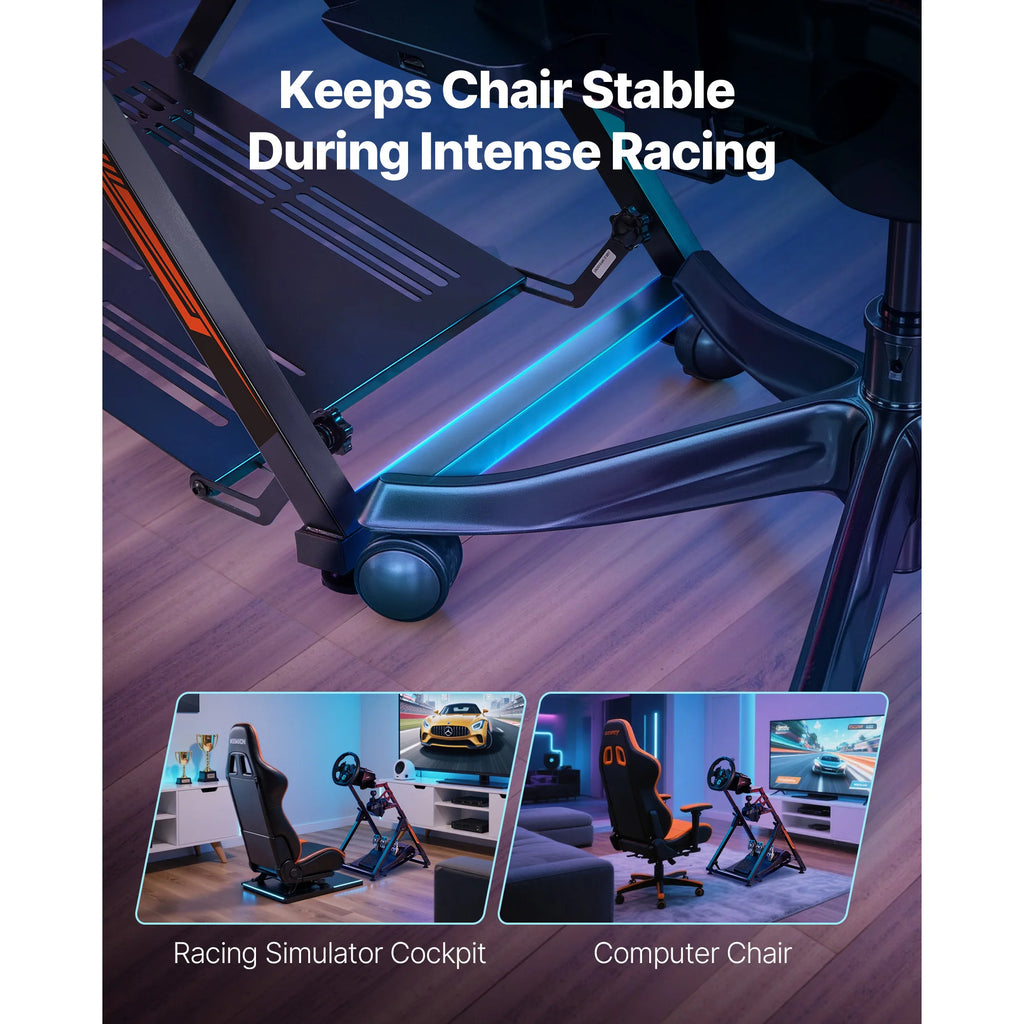 SucceBuy Adjustable Racing Wheel Stand | Simulator Cockpit Racing Wheel Stand Vue
