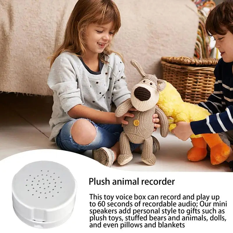 Message Voice Recorder Plush Toy Voice Box Toy Recording Device Custom Messages Recorder Creative Reusable Voice Recorder Sound Vue