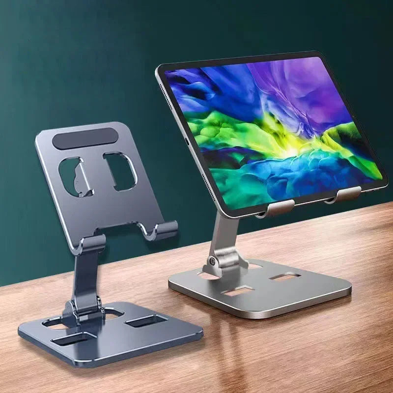 Universal Aluminum Alloy Portable Tablet Holder For iPad Air Pro Mini Tablet Stand Mount Adjustable Flexible Mobile Phone Stand Vue