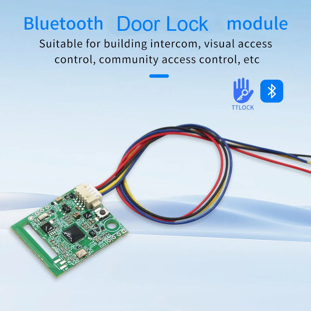 4.5-10V BLE5.0 Smart Switch Electronic Lock Module for TTLOCK APP Work with Gateway G2 for Alexa/Google Home Smart Switch Module Vue