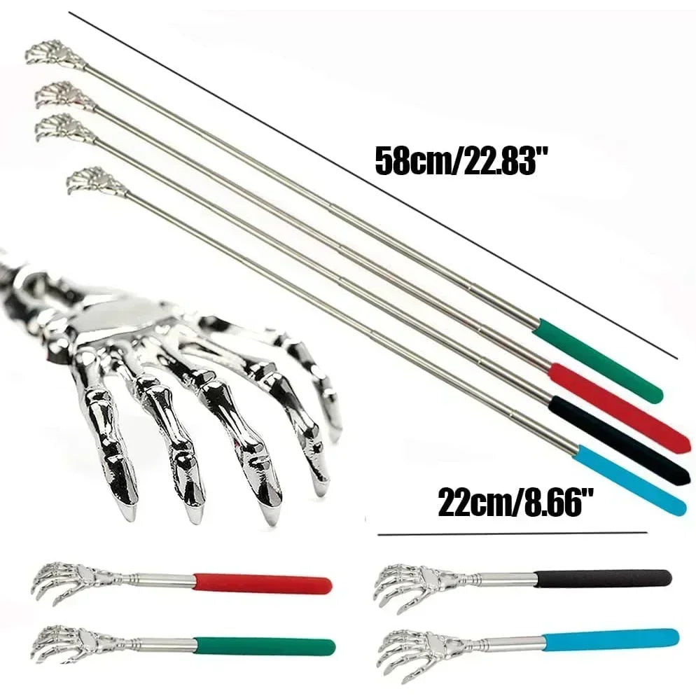 Scratcher Telescopic Scratching Back Extendable Massager Stainless Steel Itch Old Man Happy Health Products Hackle Handicrafts Vue