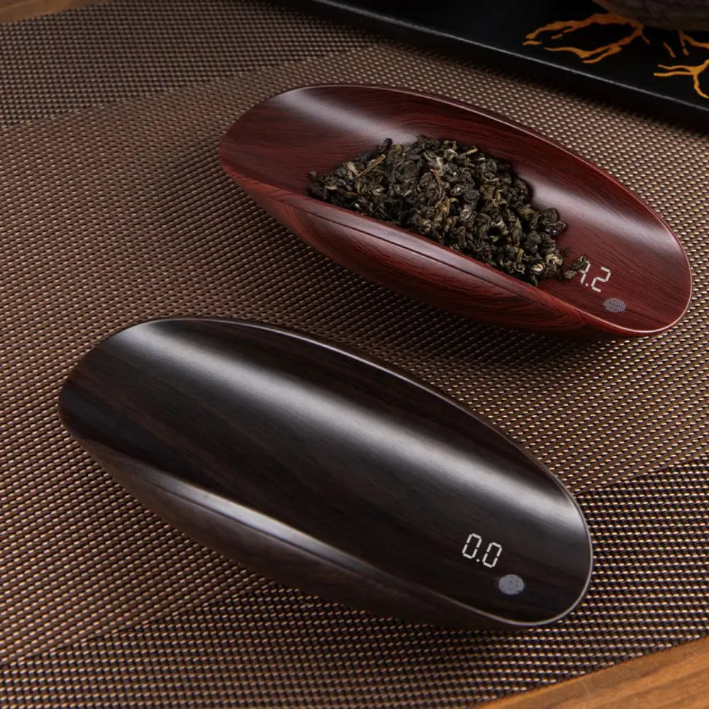 Household Touch Sensor Tea Scale Digital Wood Texture Coffee Scale Accurate Professional Kitchen Scale Seasoning Vue