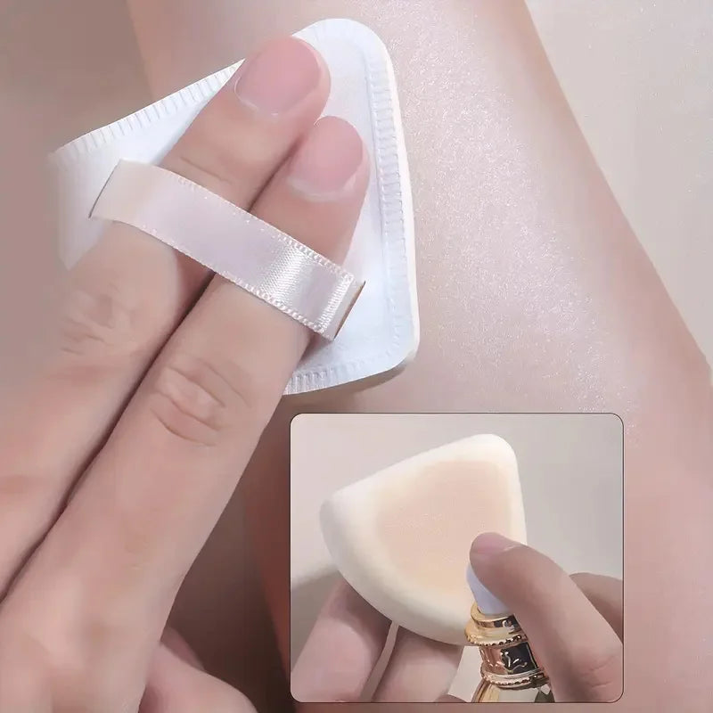 5pcs Triangle Makeup Sponge Puff Set with Box Wet Dry Dual-Use Foundation Loose Powder Puff Makeup Sponge Beauty Egg Blenders Vue