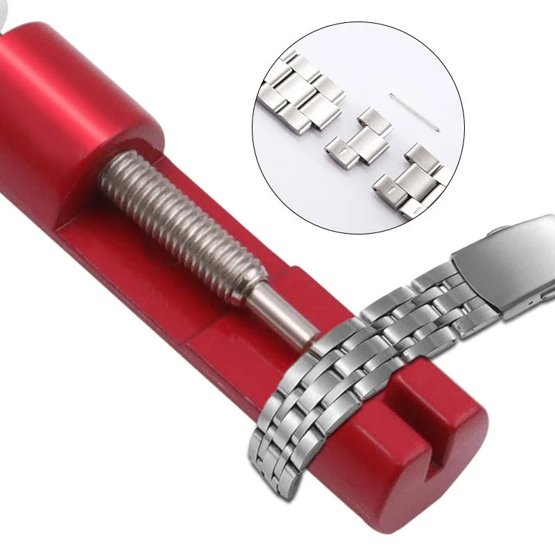 Metal Watch Band Strap Link Pin Remover Repair Tool Kit for Watchmakers with Pack of 3 Extra Pins Mini Watchband Tools Vue