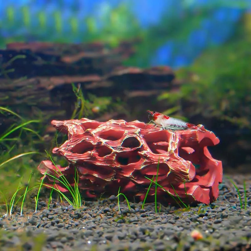 Resin Aquarium Ornaments Decorations Shrimp House Cave Landscaping Accessories For Fish Tank Aquarium Decoration Background Vue