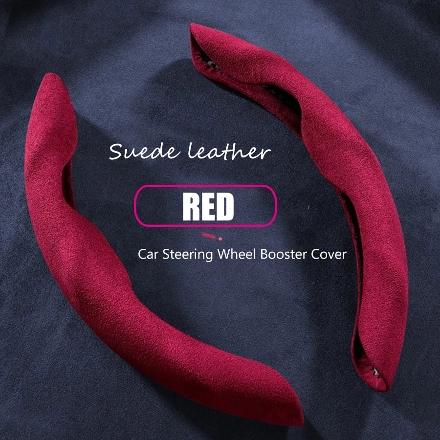 Sports Car Steering Wheel Covers For Renault Megane 3 Megane 4 clio 4 Booster Anti Slip Handle Cover Accessories For Cars Woman Vue