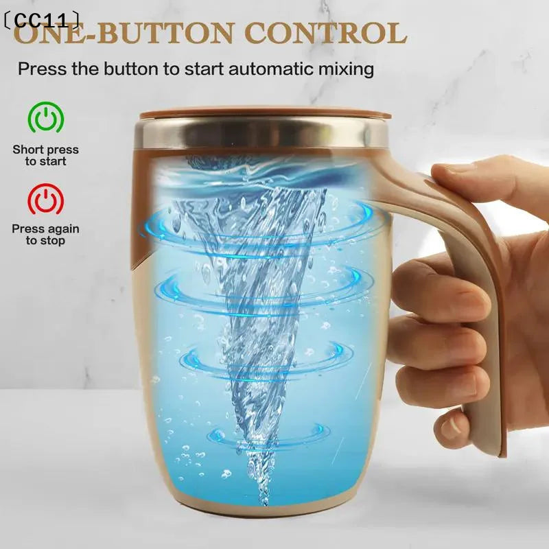 380ml Self Stirring Mug Automatic Magnetic Self Stirring Coffee Mug Travel Coffee Cup Insulated Rotating Mixing Cup〔CC11〕 Vue