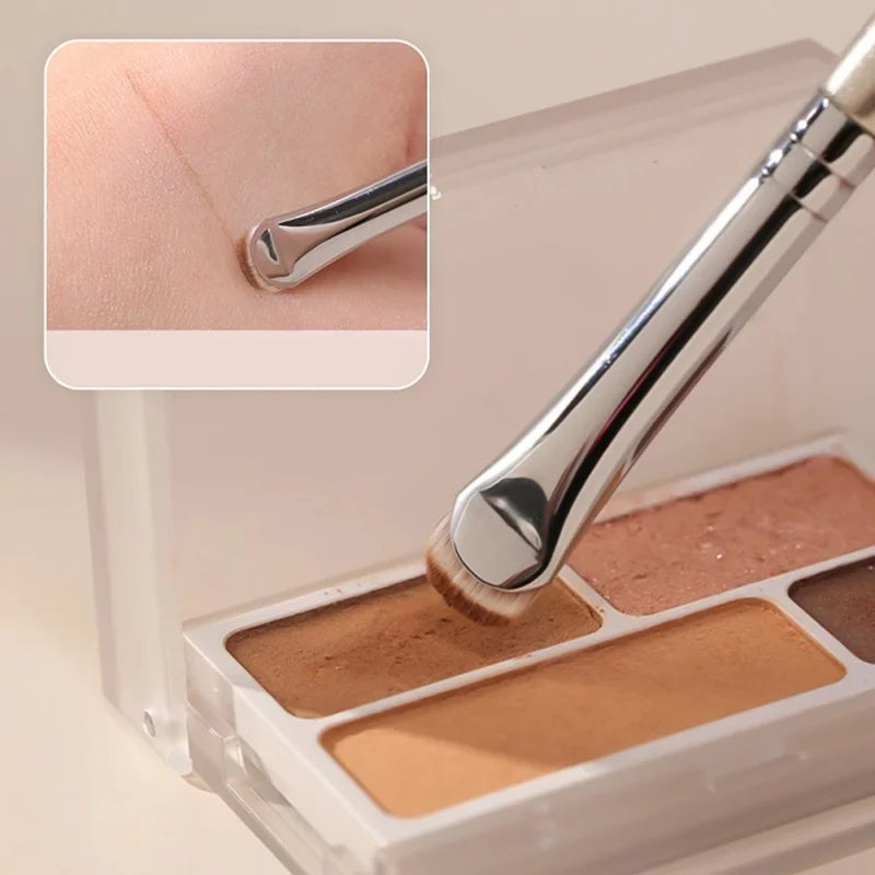 Sharp Thin Small Eye Cosmetic Tools Precision Soft Eyeshadow Brush Eye Makeup Smudge Tools 2/1pcs Curved Eyeliner Makeup Brushes Vue