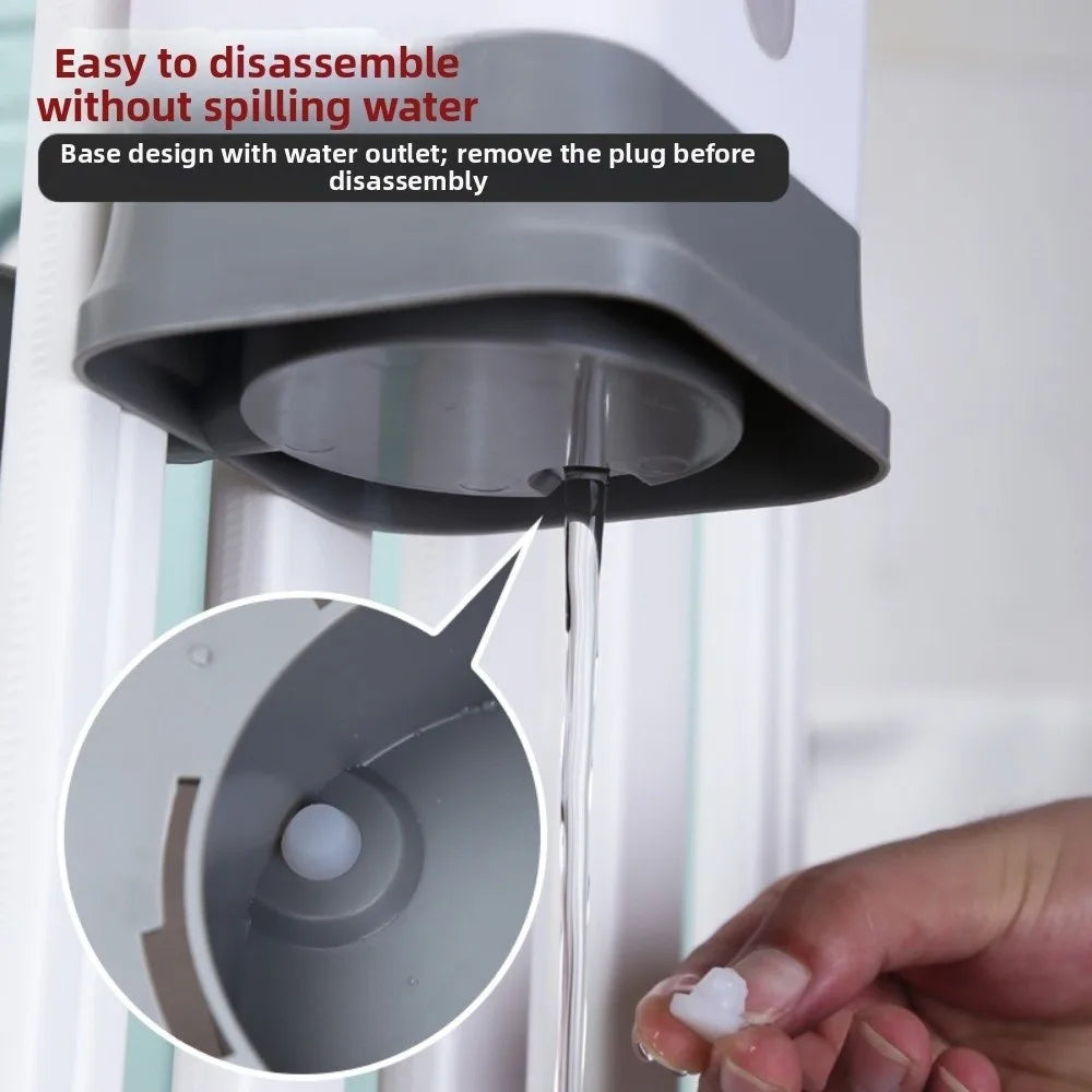 1.5L Dog Water Dispenser Large Capacity Leak-Proof Cage Hanging Water Bottle Easy to Clean Adjustable Hanging Crate Water Bowl Vue