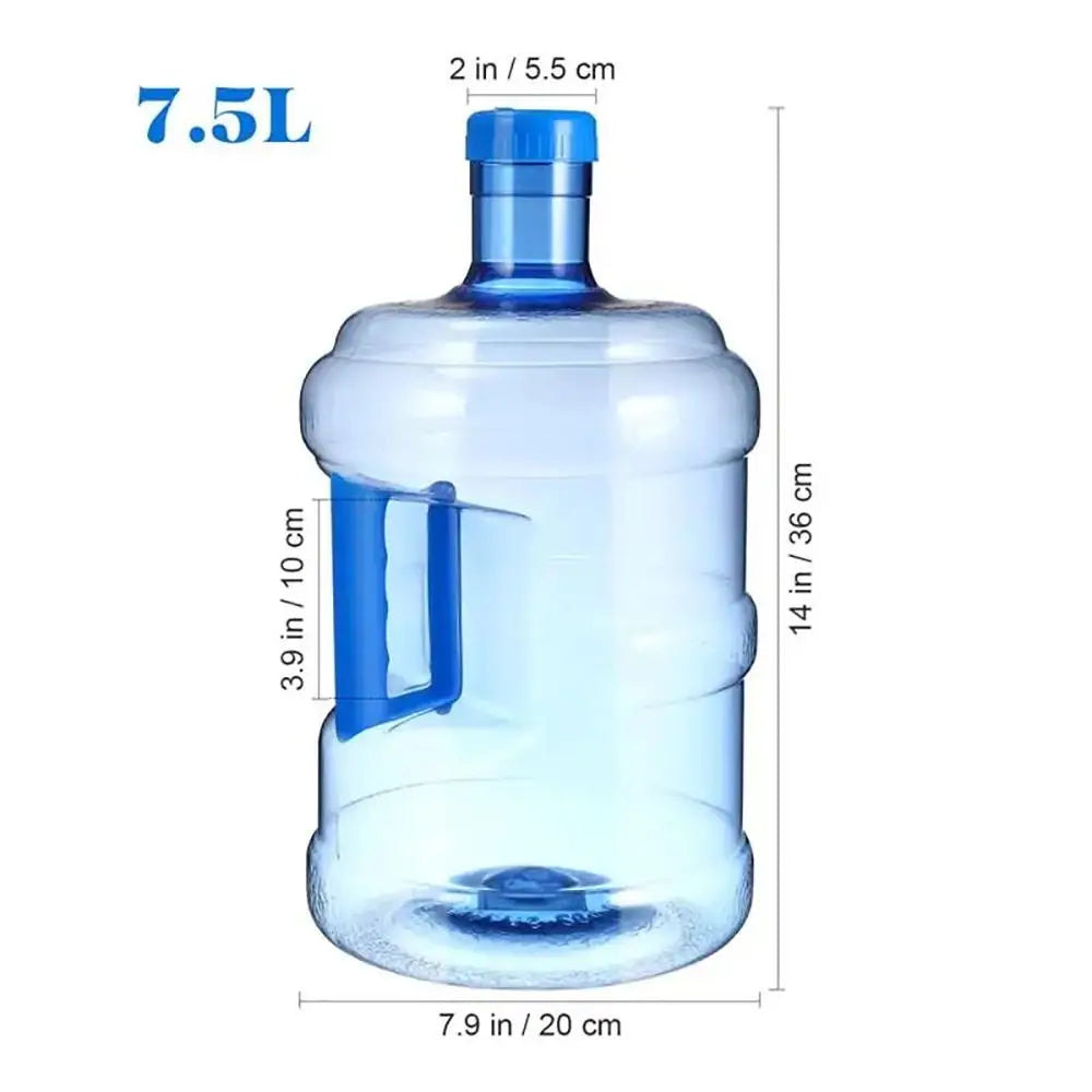 Empty Pure Water Bottle Jug Reusable Portable Mineral Container