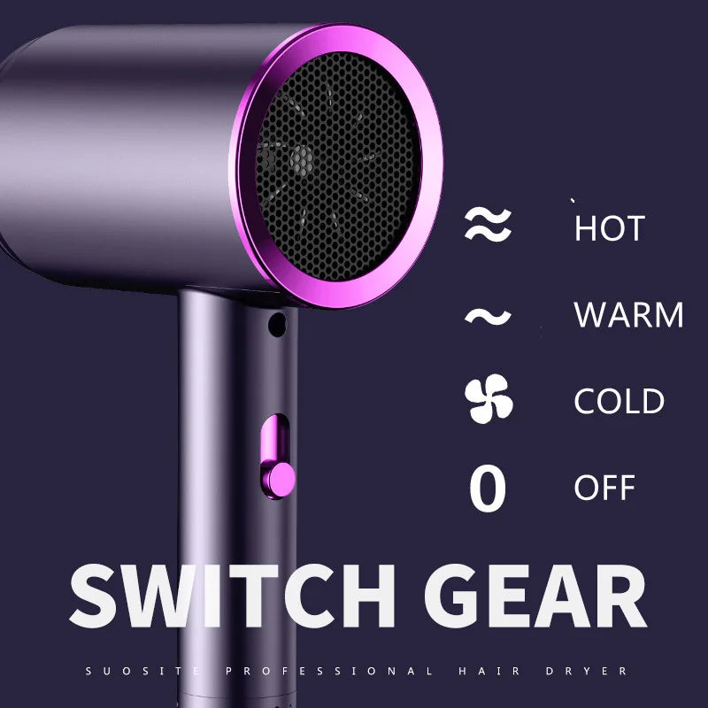 Professional Negative Ion Hair Dryer – High-Speed Salon Blow Dryer Ionic Hair Dryer Vue