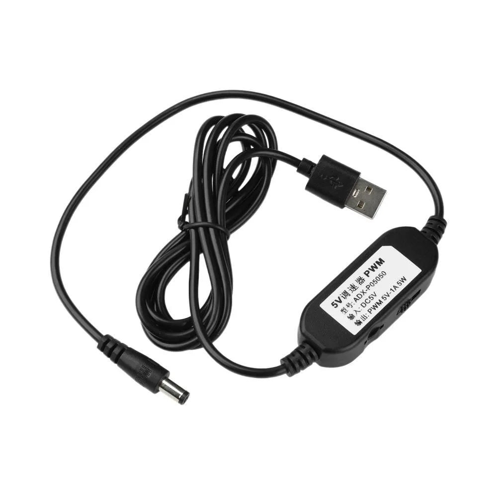 DC5V to 5V/12V Motor Speed Regulator Motor Speed Controller Forward+Reverse Switch Adjust Speed USB Driver Cable with Indicator Vue