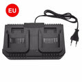 Dual Slot Charger 18V 21V Li-ion Battery Charger for Makita BL1415 BL1815 BL1830 BL1850 Electric Drill Power Tools EU US Plug Vue EU