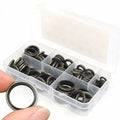 130Pcs Rubber Washers Car Oil Pan Drain Gasket Kit Bonded Seal Gasket Multi-Size Oil Pan Drain Plug Washer Kit Leak-Proof Vue 130Pcs
