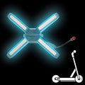 Electric Scooter ZT3 Pro 4W X Shaped Super Bright LED Front Light for Ninebot Mountain Trail Night Riding Vue Default Title