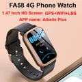 4G Kids Smart Watch GPS WiFi Tracker Location Video Call SOS Call Back Monitor Phone Watch Children Smartwatch Boy Girl Gifts Vue version 2 FA58