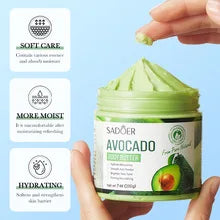 1 Piece of Avocado Butter Body Lotion, 200g — Moisturizing and Nourishing, Non-Greasy Formula with Glycerin, (Parabens), Fresh Scent, Suitable for All Skin Types, Unisex Vue