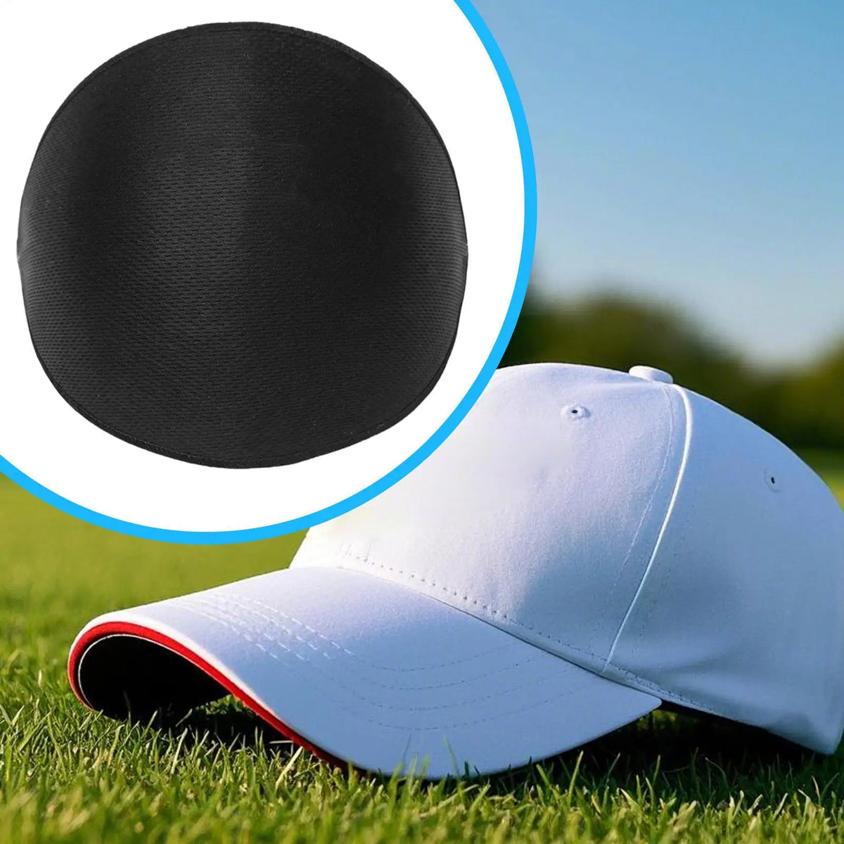 Baseball Caps Shaper Inserts, Portable Breathable Invisible Hat Reshaper, Sweat Absorbing Liner For S napback Fitted Caps Vue