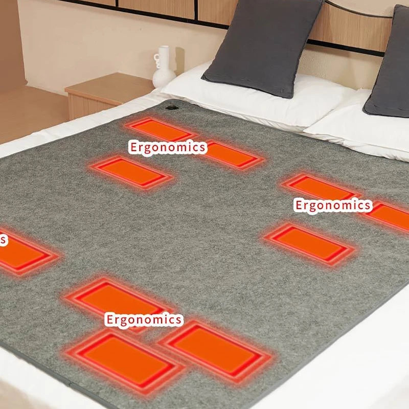5V USB Electric Heated Blanket | 3-Speed Thermostat 160×80cm Electric Heated Blanket Vue 150x80cm