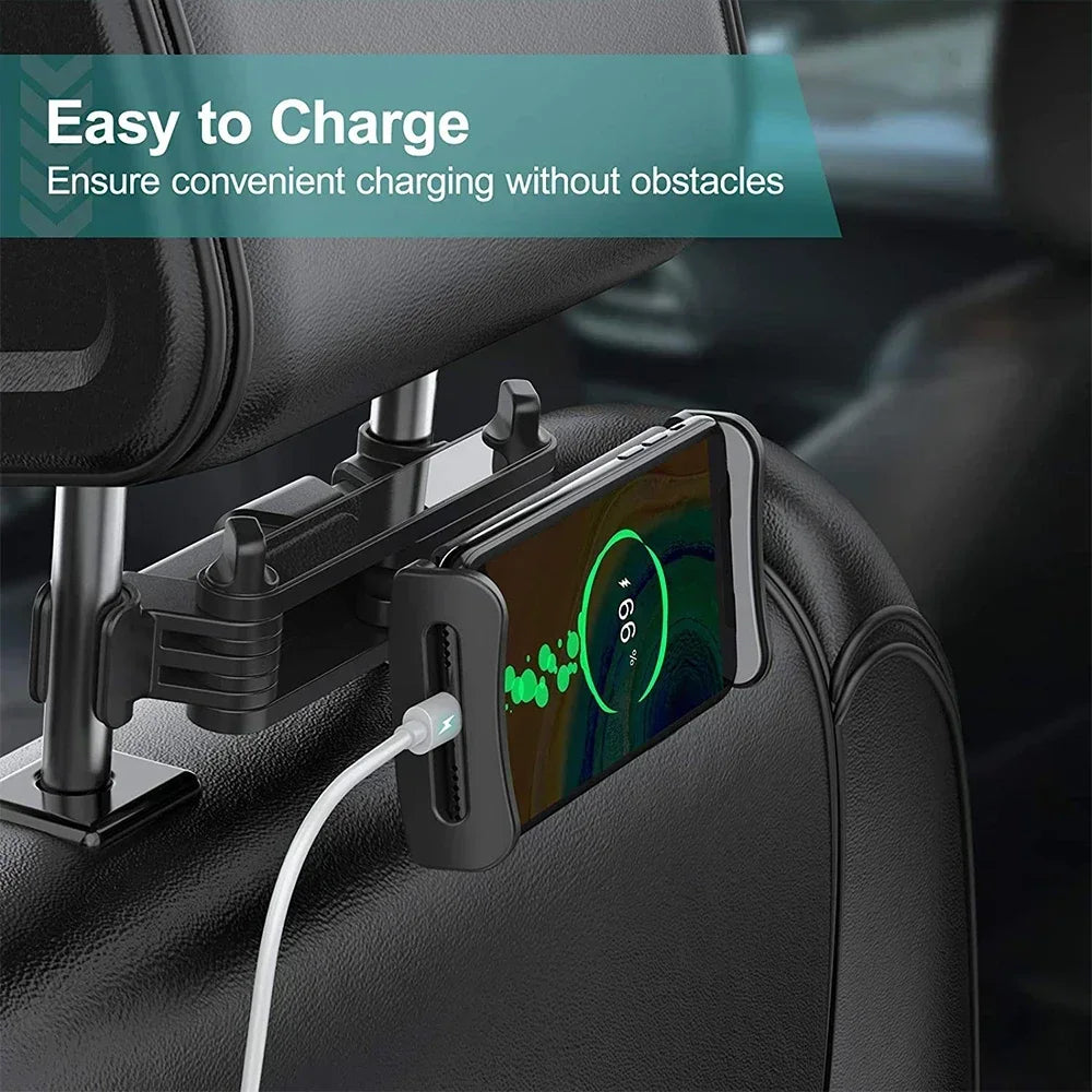 Car Tablet Holder, Headrest Tablet Mount Headrest Stand Cradle Compatible With Devices For IPad Air Mini, Other 4.7-12.9" Cell Vue
