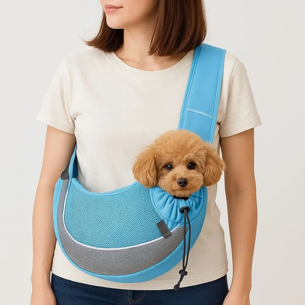 Durable Breathable Pet Carrier Backpack Ergonomic Design Adjustable Sling Carry Pack Mesh Travel Shoulder Bag Pet Supplies Vue