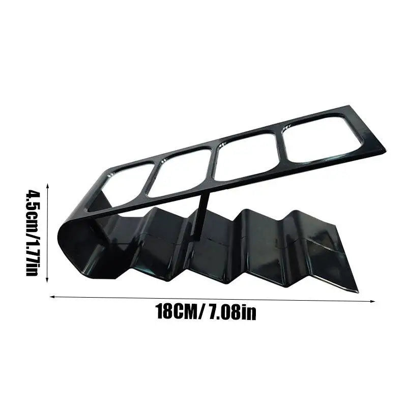 Remote Control Holder Wall Mounted Storage Rack Home Organizer for Air Conditioner and TV Remotes Ideal for Living Room Vue