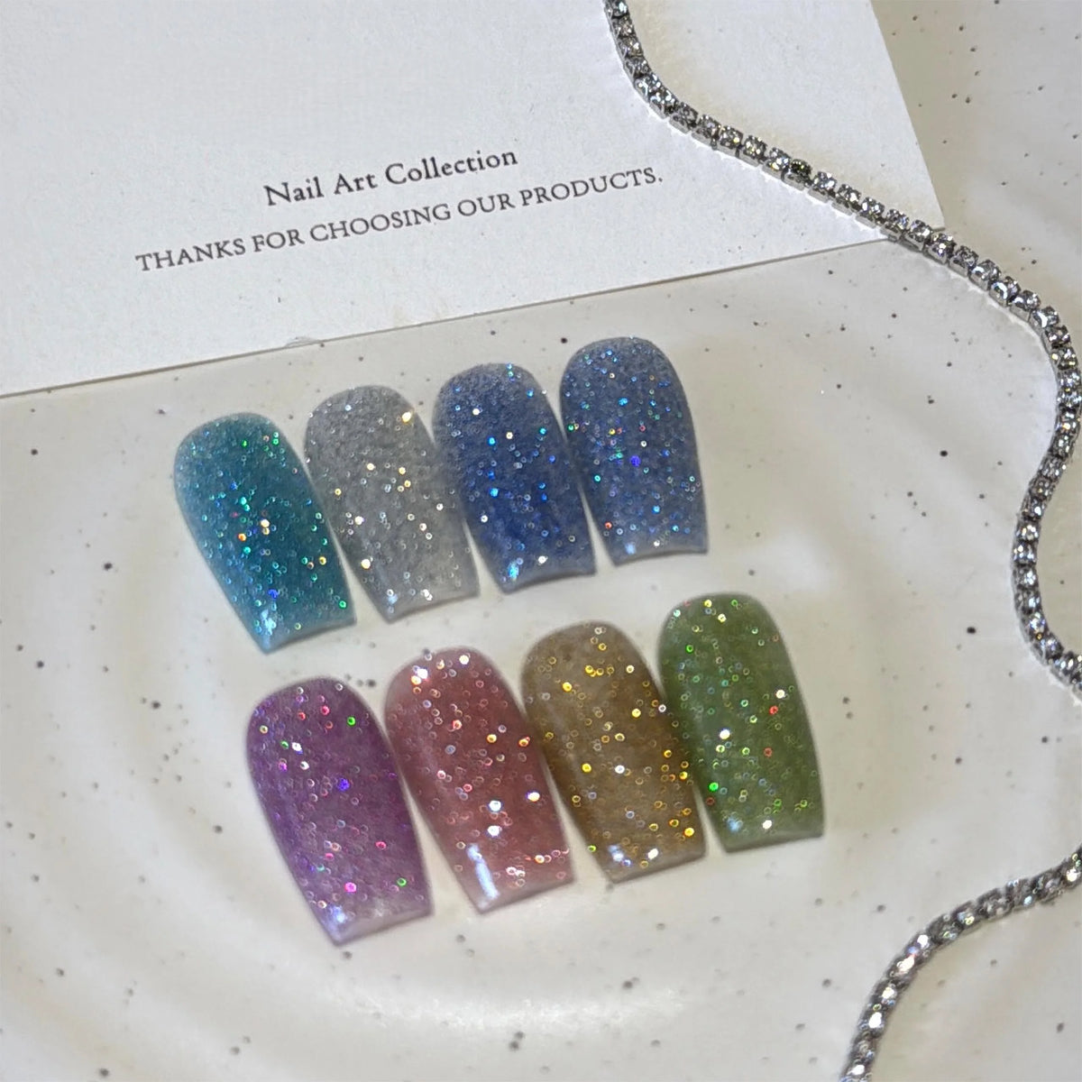 Super Flashy Versatile nail Glitter Powder Set, Bright Sparkle nail Accessories, Perfect for Parties & Events Vue