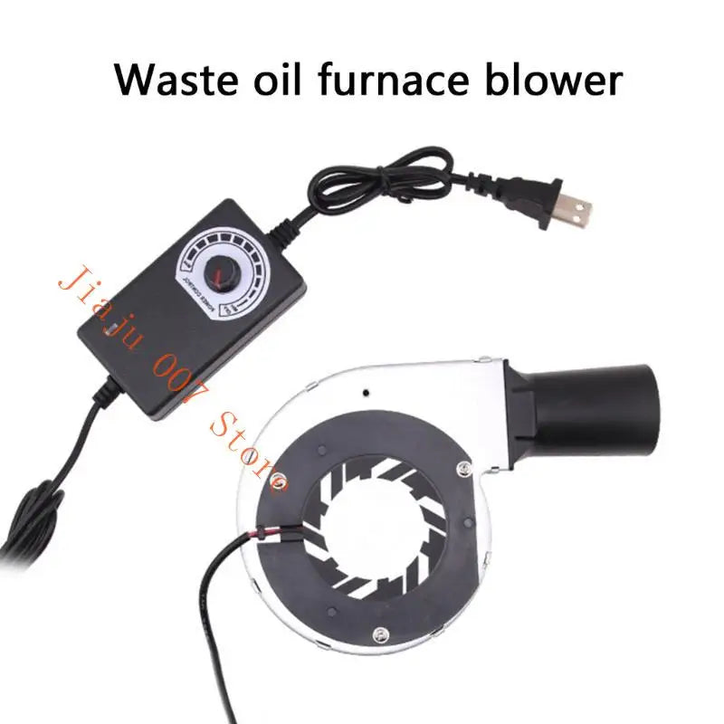 12V 24W Turbo Blower Fan with Air Duct for BBQ & Stove Turbo Blower Fan Vue