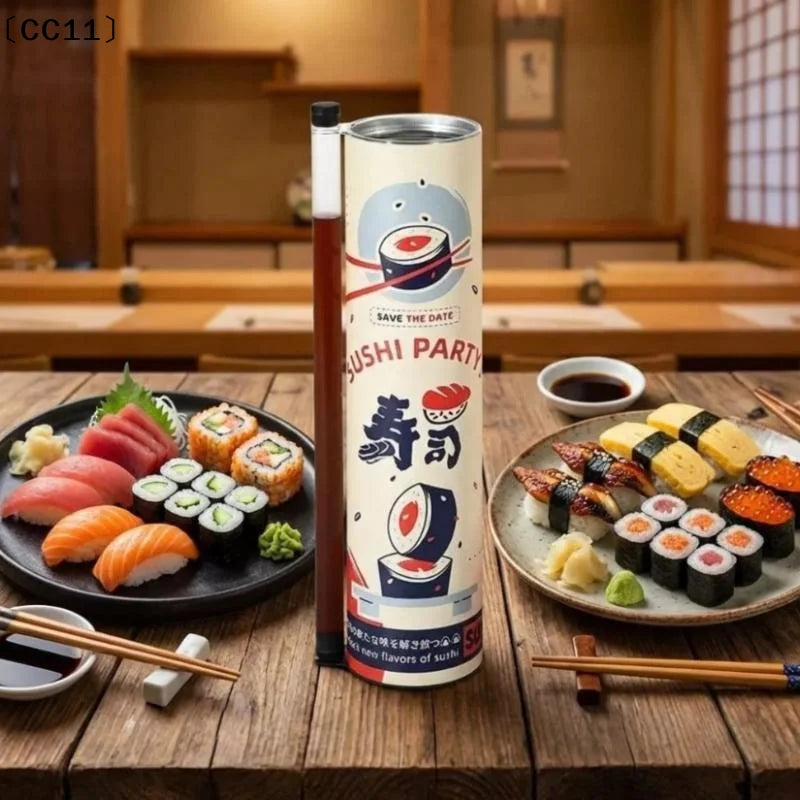 Round Sushi Push Box Sauce Straw Food Grade Mold Cone Up Paper Bucket
