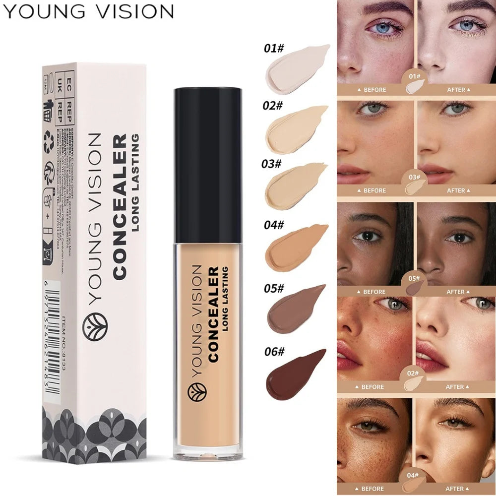 YOUNG VISION Matte Finish Soft-Focus Concealer Brightens complexion Waterproof Contouring concealer for sculpted definition Vue