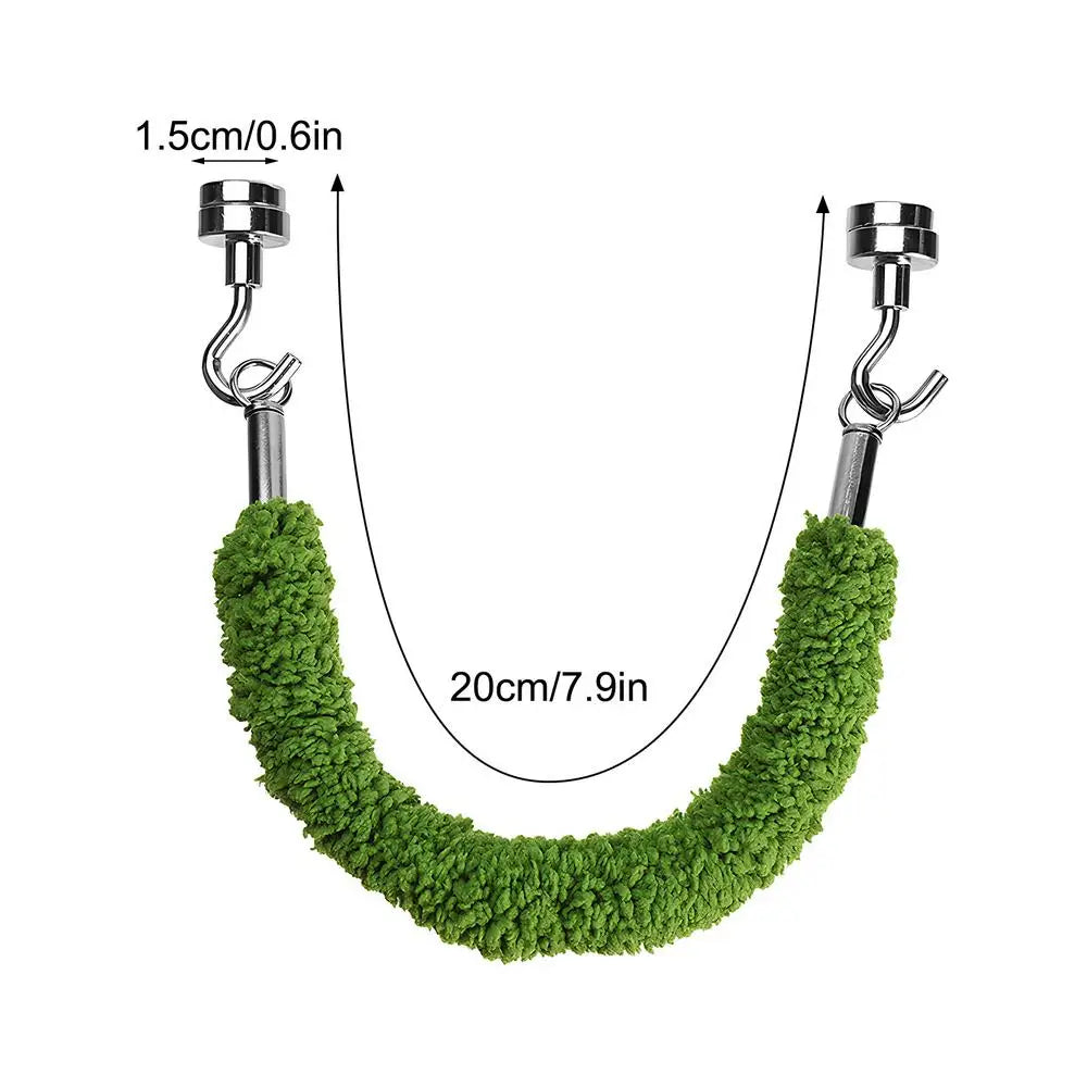Jumping Spider Bridge Hermit Crab Climbing Supplies Spider Enclosure Bridge Swings for Pet Keepers Teachers Nature Lovers Vue Green