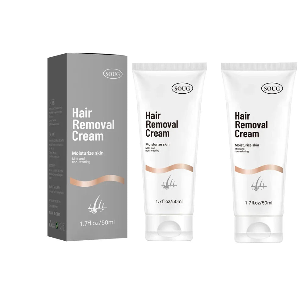Painless Intimate Hair Removal Cream Gentle Formula For Sensitive Skin Permanent Growth Inhibitor For Men Women Body Care Vue Orange