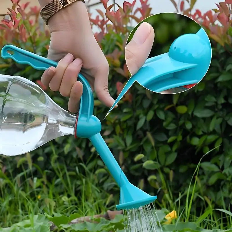 Long-spouted Watering Can with Integrated Spray Bottle for Efficient Plant Watering Vue