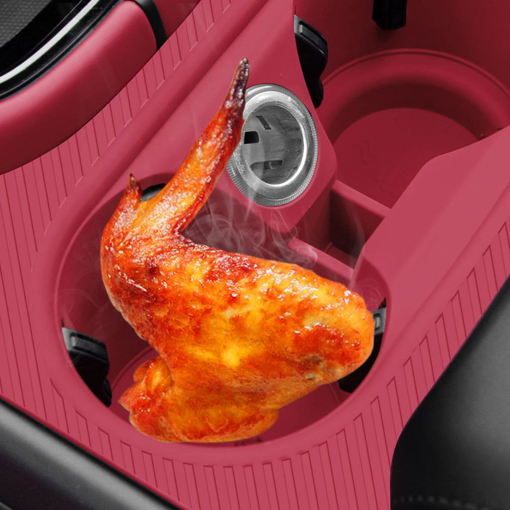 High-Grade Car Cup Holder For Porsche Cayenne Auto Central Console Water Cup Holder Insert Silicone Anti Slip Drink Organizer Vue