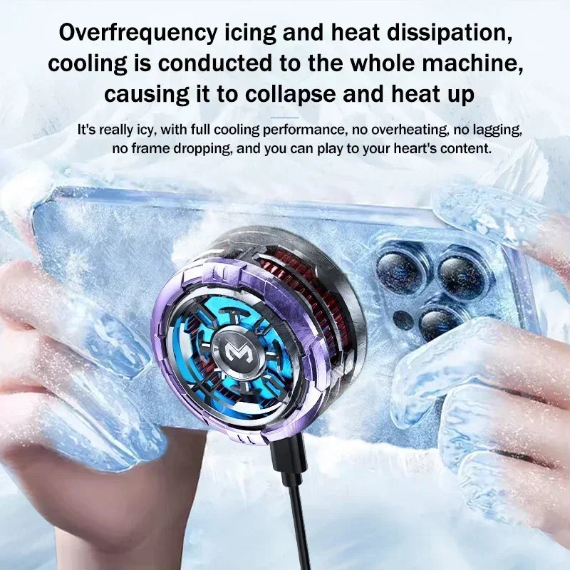 MEMO CX08 Pro Mobile Phone ICE Semiconductor Magnetic Frozen PUBG Game Cooler for IOS Universal Phone Cooling Radiator Vue