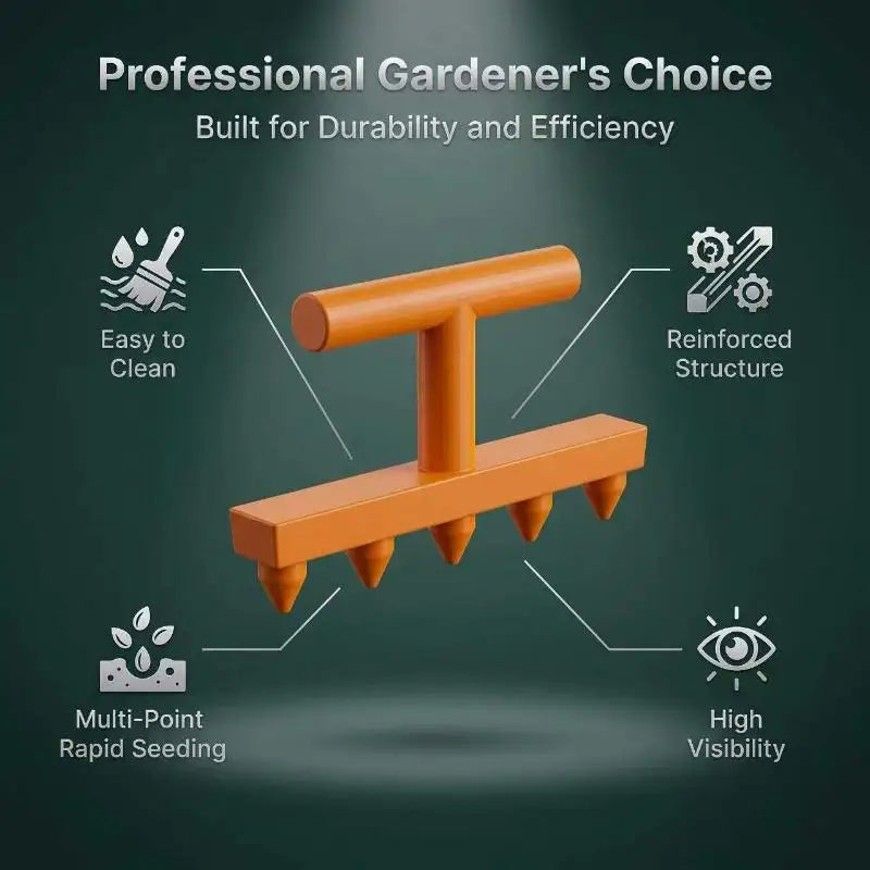 Modern Hole Punch Seeder for Home Gardening of Vegetables and Flowers Vue