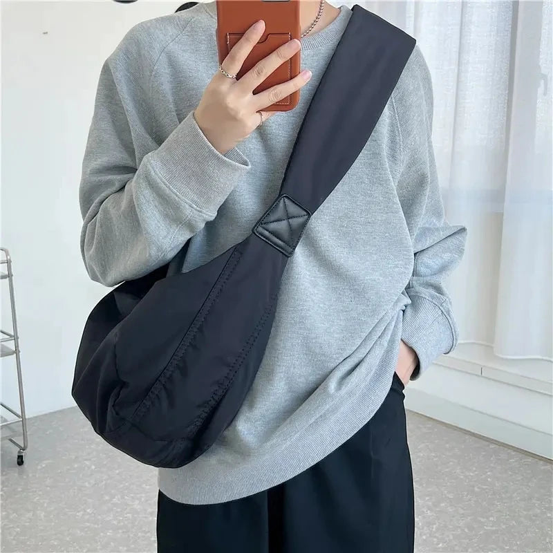Fashion Summer Large Capacity Casual Nylon Women Shoulder Bag Simple