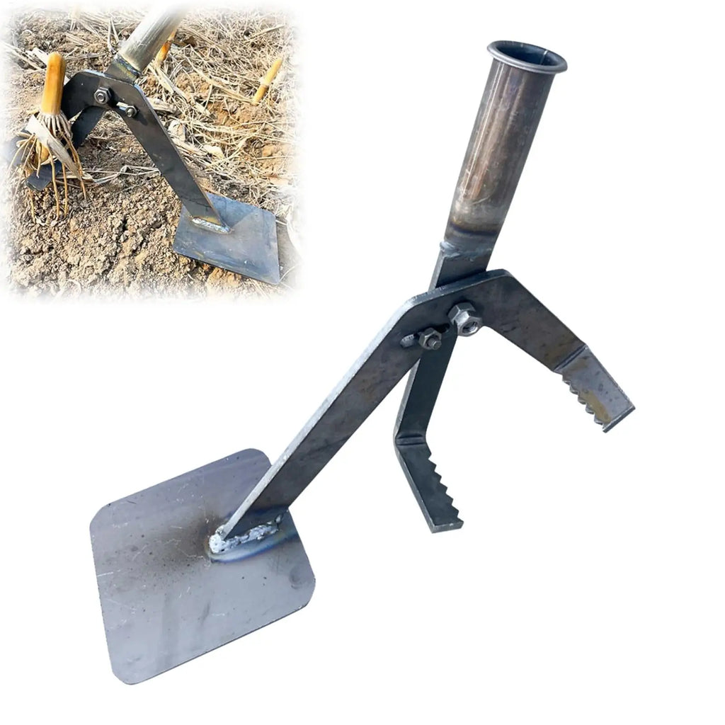 Heavy Duty Adjustable Anti Slip Root Puller Corn Stalks Uprooter Tool for Planting Gardening Landscaping Garden Yard Farm Lawn Vue