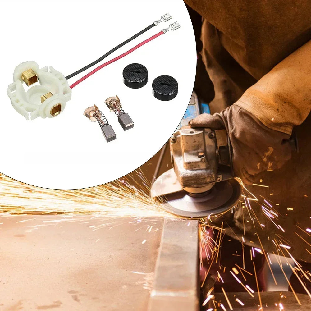 Carbon Brush Set Holder & Cap for CB430 BGA GA Angle Grinders Angle Grinder Brush Kit Vue