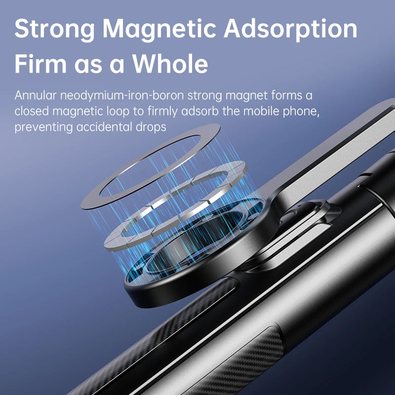 T18 Magnetic Phone Tripod Wireless Phone Grip Selfie Stick Desktop Tripod Vue