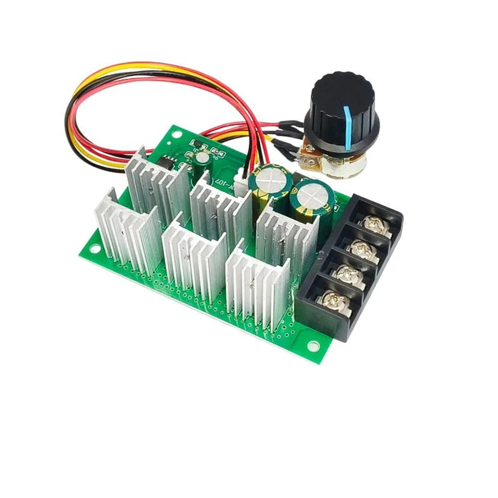 40A High Power PWM DC Brushed Motor Speed Controller DC9-60V Motor Regulator 15KHZ Motor Driver with 0-100% Speed Potentiometer Vue