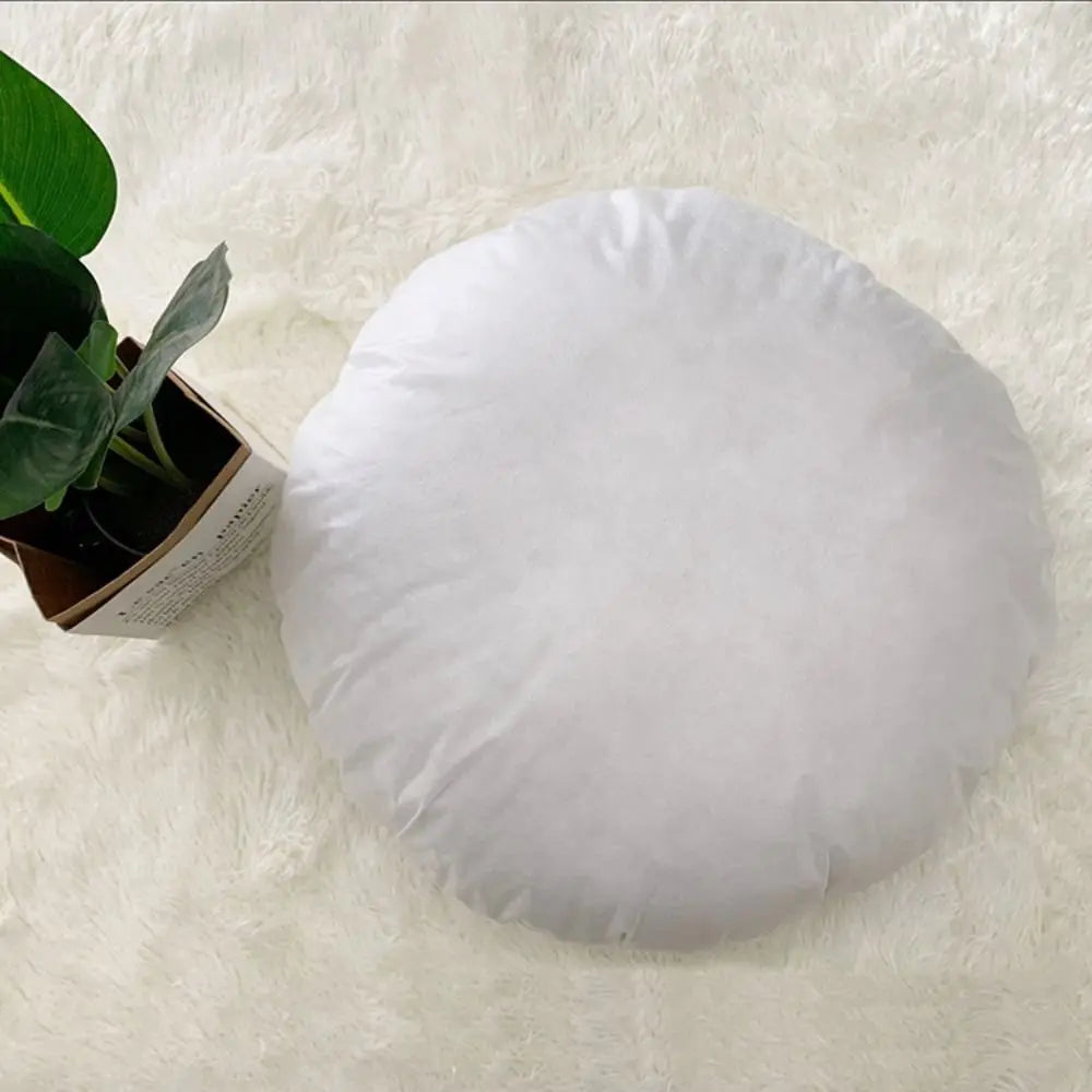 Cotton Round Pillow Core Soft White Cushion Insert Core 45/50/55cm Filling Core Cushion Interior Core Cushion/Pillow Vue