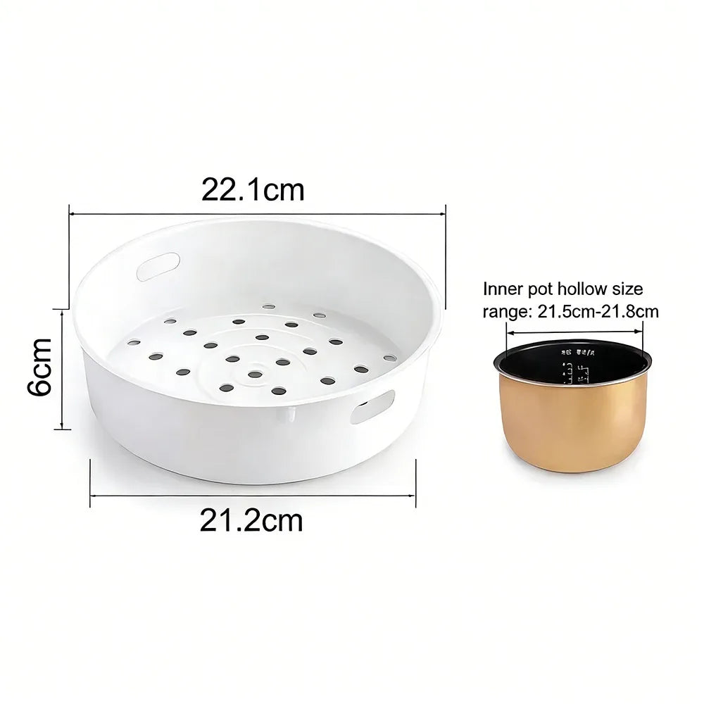 Practical Universal Electric Rice Cooker Steamer Plastic Multipurpose Vue 4-5L Type1