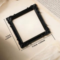 European Style 1Pcs Resin Photo Frame Black Edged DIY Wall Decoration for Pictures Stylish Frame for Study Room or Office Vue A8