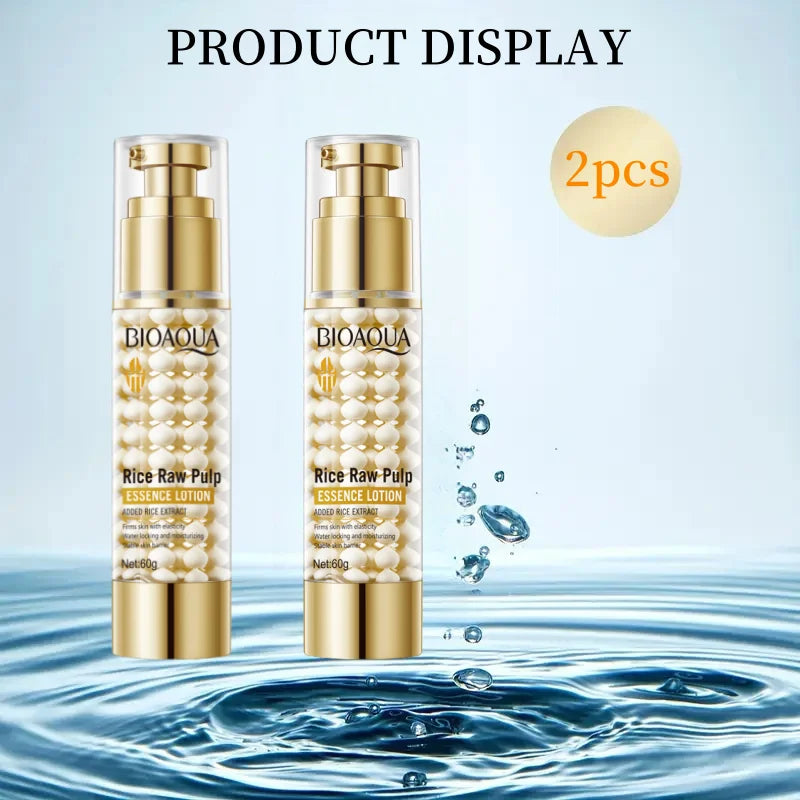 60g Rice Extract Essence, Moisturizes the Skin, Provides Hydration and Nutrients, Suitable for Facial Care and Body Essence, Leaves Skin Soft, Suitable for All Skin Types, Suitable for Daily Skincare, Can Be Used Personally o Vue