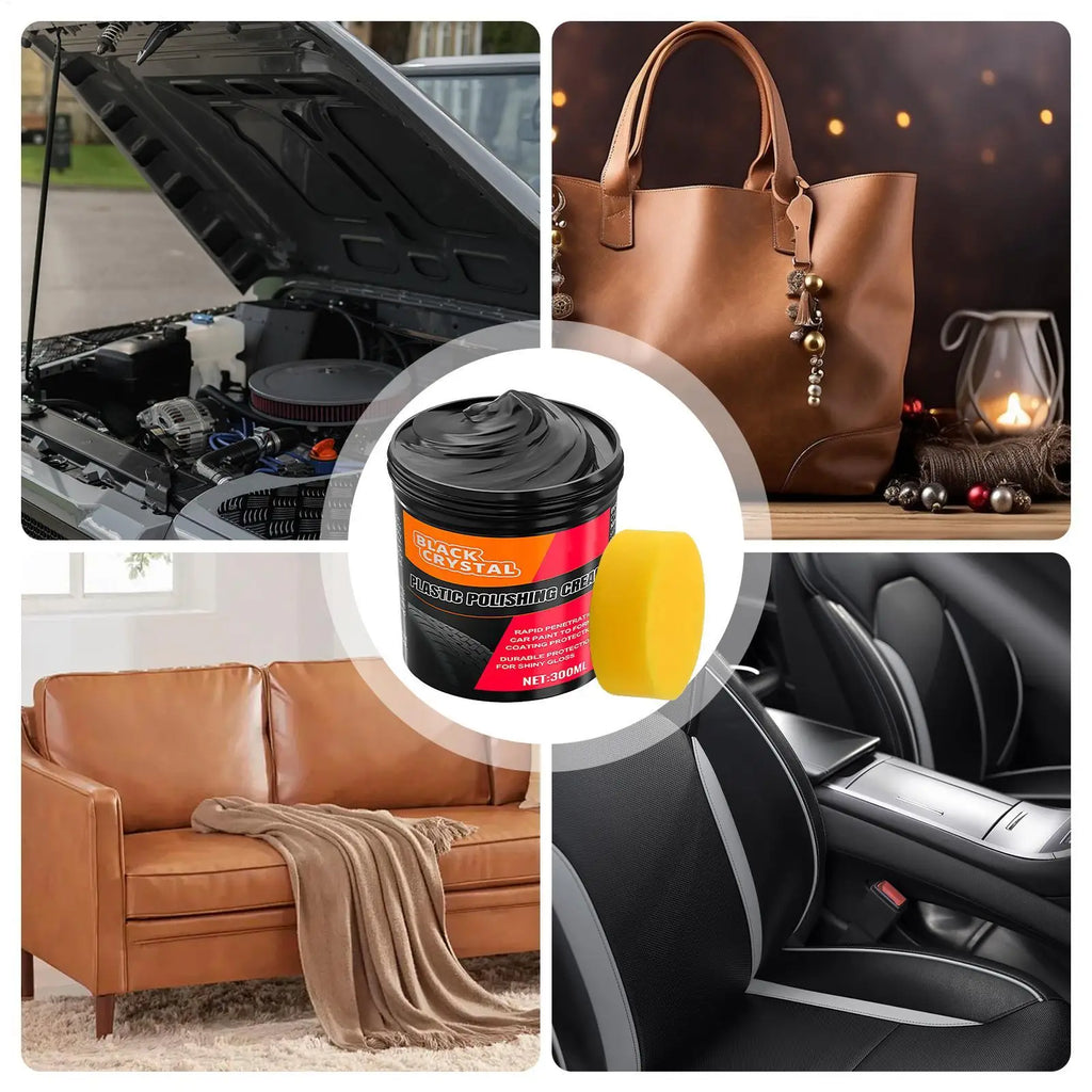 300g Repair Polishing Wax Car Leather Maintenance Wax Paste Cleaner for Minor Scratch Repair Plating Parts Metal Detailing Vue