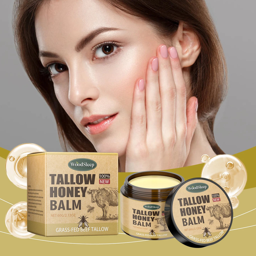 Beef Tallow Honey Moisturizer Nourishing Hydrating Brightening Face Skin Rejuvenation Korean Cosmetics Vue