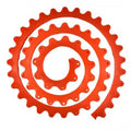 ABKW-Flexible Curve Template 1M Woodworking Gear Driven Profiling Strip Adjustable Shape Contour Tool Guide Vue Red