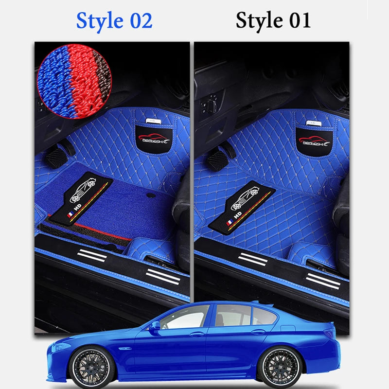 Custom Fit Car Floor Mats For Mercedes Benz A B C E S CLASS CLS CLK CLA Waterproof Protection Mat Leather Interior Accessories Vue