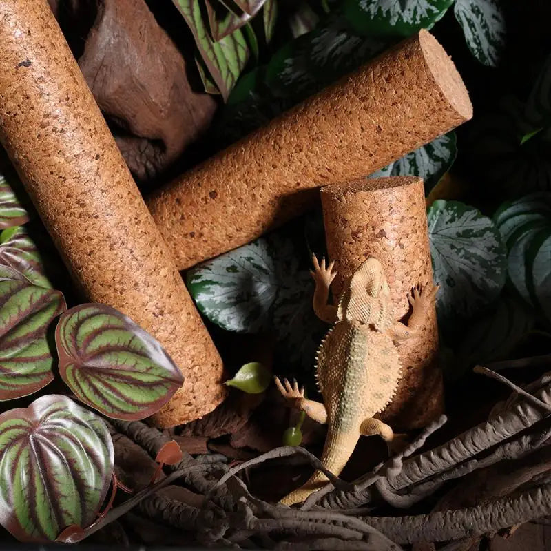 Reptile Soft Wood Climbing Branch Wooden Toy Decor Terrarium Rack Standing Lizard Tree Crested Gecko Accessories Vue